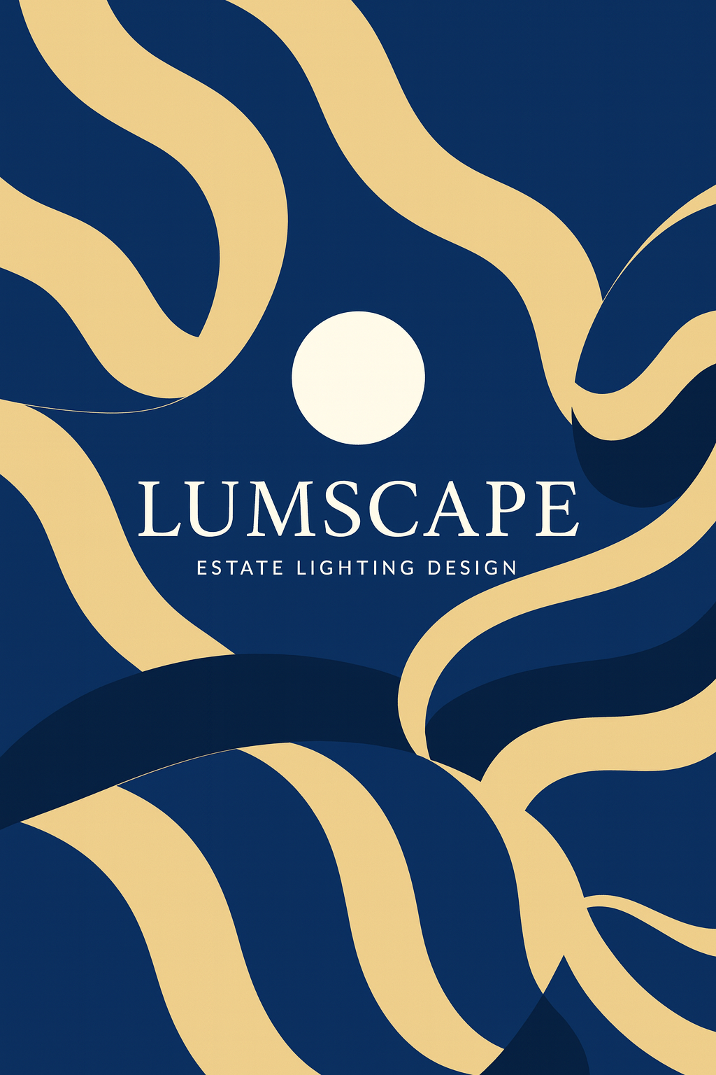 Lumscape Estate Lighting Design - Artisanal illumination with flowing waves